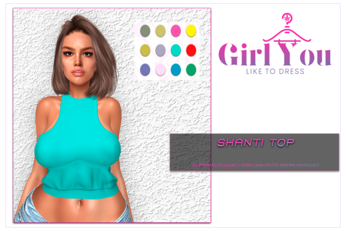 Shanti Top 12 Textures Solids