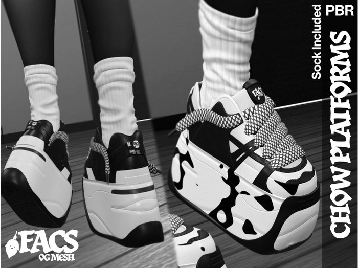 FACS ~ Chow Platform Sneakers DEMO