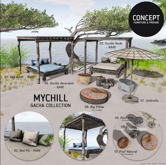 02. Concept} MY CHILL BED - PG -  RARE