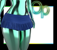 Blue Queen Skirt
