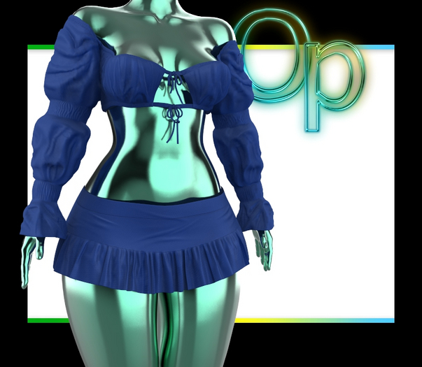 Blue Queen Outfit