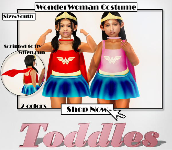 {Toddles} WonderWoman Costume Pink