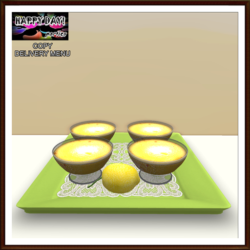 Summer - Lemon Mousse Tray