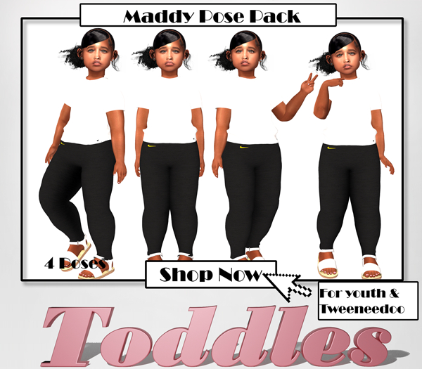 {Toddles} Maddy pose pack