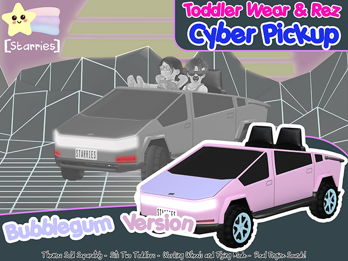 [Starries] Toddler TriStar - Cyber Pickup - Bubblegum Theme