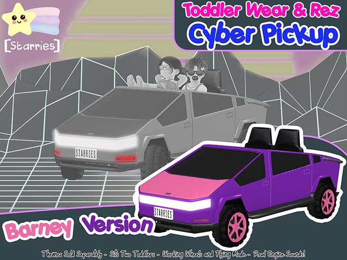 [Starries] Toddler TriStar - Cyber Pickup - Barney Theme