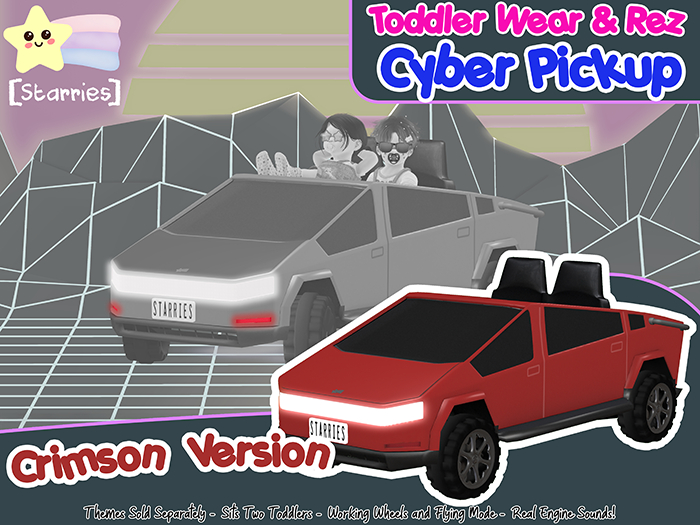 [Starries] Toddler TriStar - Cyber Pickup - Crimson Theme