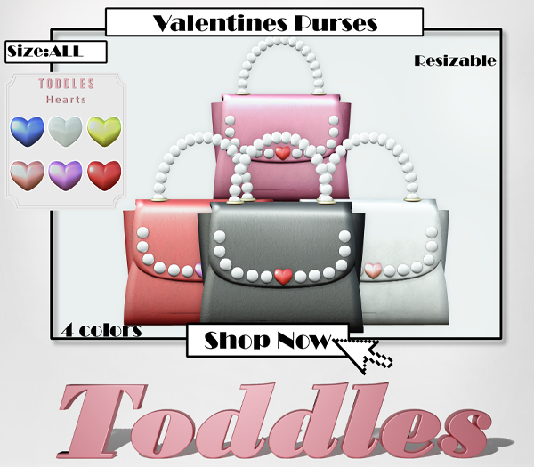 {Toddles}Valentines Bag White