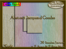 Abstract Jacquard COMBO Seamless Texture Bundle