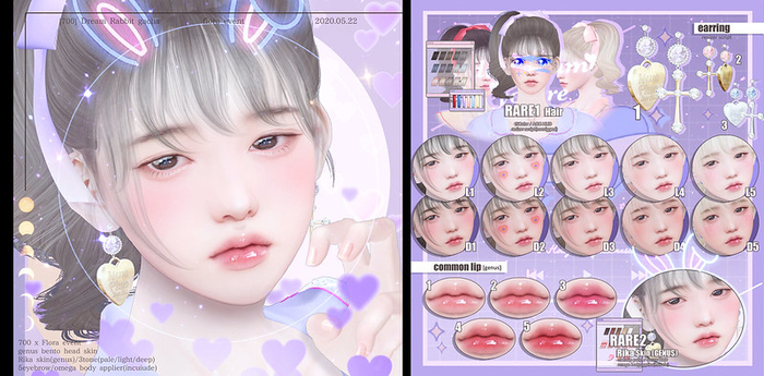 [700] Dream Rabbit gacha RARE2 Rika skin (genus)