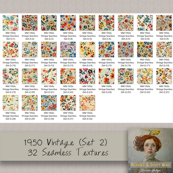 Second Life Marketplace - M/M 1950s Vintage Seamless (Set 2) 32 ...