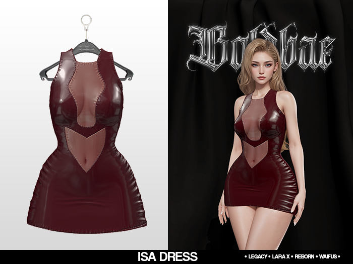 Boldbae - Isa Dress - Wine