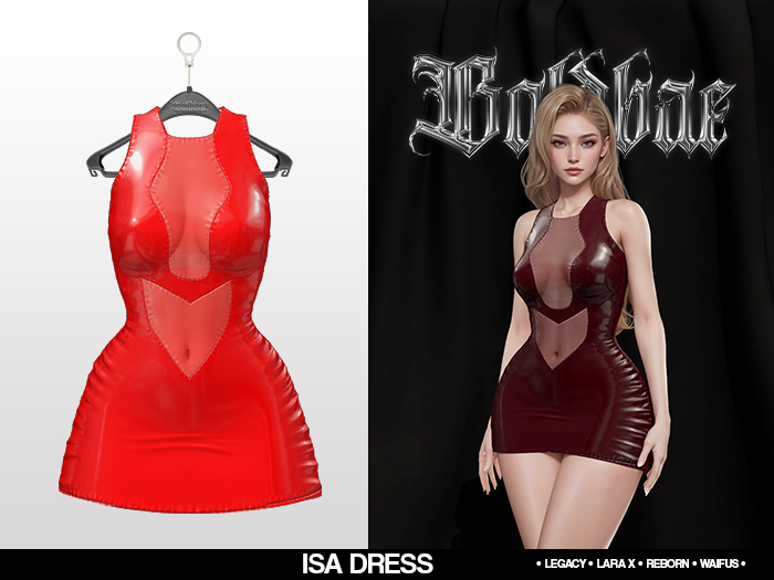 Boldbae - Isa Dress - Red