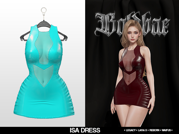 Boldbae - Isa Dress - Ciano