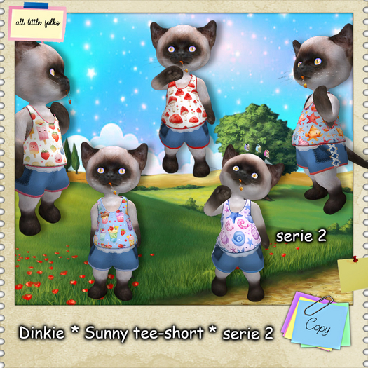 Dinkie Sunny * Tee-Short * serie 2