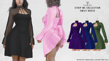 *Vanilla Bae* Emily Dress - Dark 3 Pack - Strip Me Interactive - Maitreya / LaraX / Legacy / Ebody Reborn / Waifu