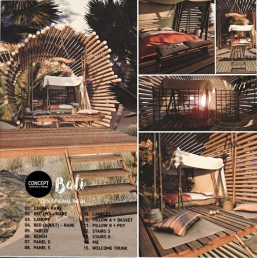 02. Concept} Bali Bed. PG. RARE