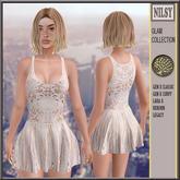 WHITE LACE TANK DRESS