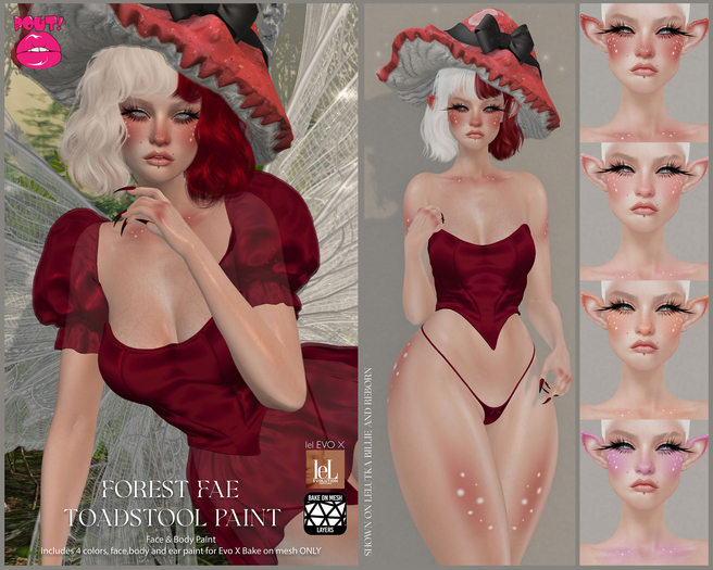 [POUT!] Forest Fae - Toadstool paint