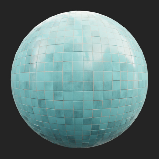 PBR Material - Tiles 020