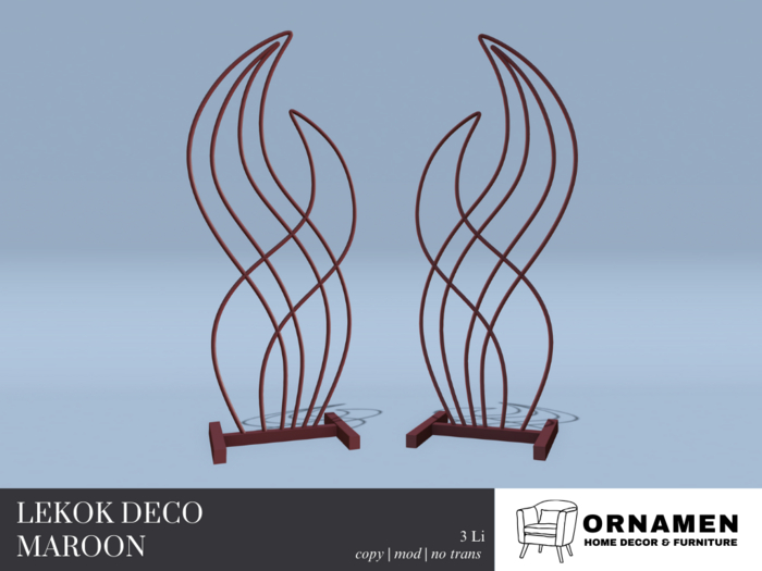 OR - Lekok Deco Maroon