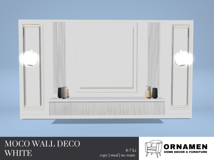 OR - Moco Wall Deco White Set