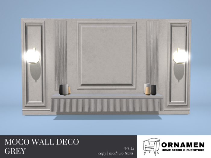 OR - Moco Wall Deco Grey Set