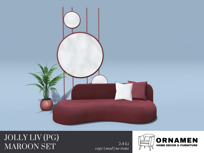 OR - Jolly Liv Maroon Set