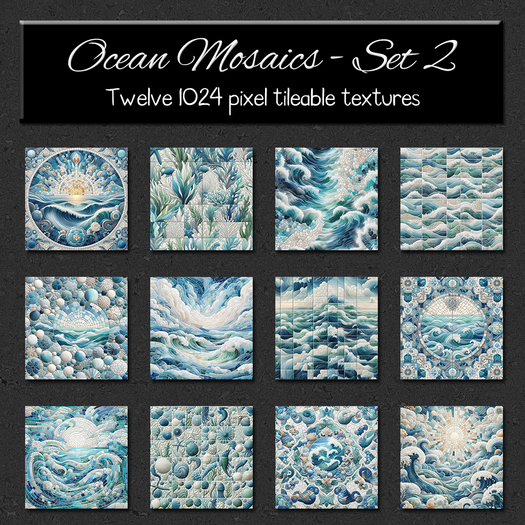 *Wallflowers* Ocean Mosaics - Set 2