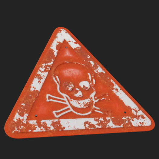 PBR Material - Sign 022