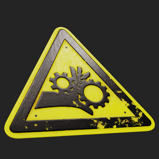 PBR Material - Sign 016