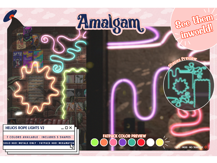 Amalgam: Helios Rope Lights V2- FATPACK [add]