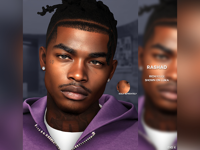 Canvas / Rashad 40 Cheek Tat / BOM