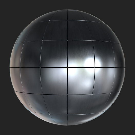 PBR Material - Metal Plates 004