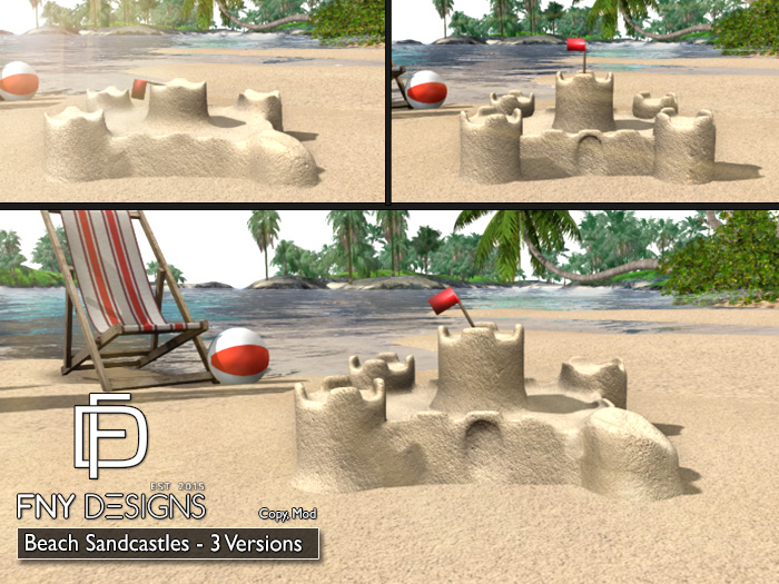 :FNY: Designs - Sandcastle Set - Beach Day Set