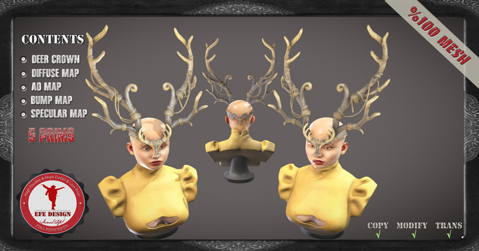 (Efe Design) Deer Crown Fullperm 
