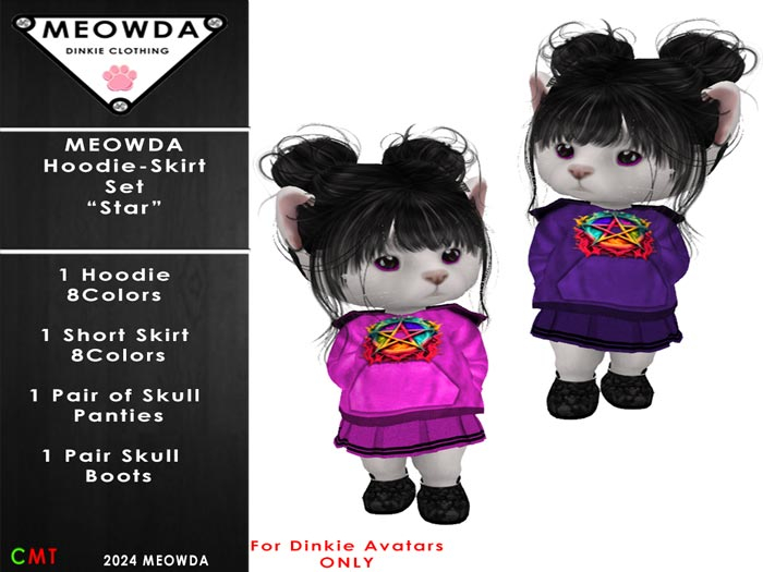 Meowda Star Outfit Fatpack