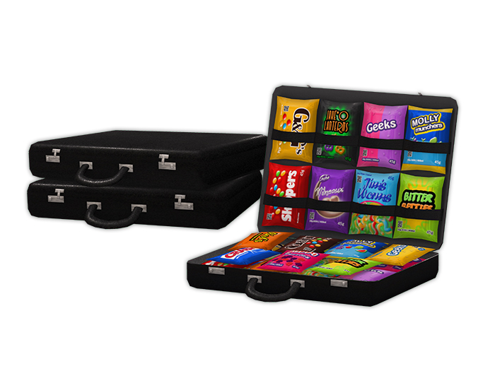Garbaggio // Evil Inc. - Candy Briefcases