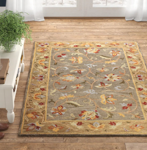 Eversett Hand Tufted Wool Rug (padded) AREA RUG