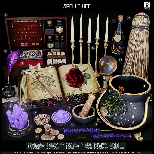 6. BAMSE : Spellthief - Spellbook