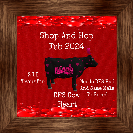 DFS Cow - Heart (Shop & Hop Feb 2024)