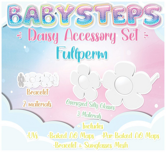 {Babysteps} Daisy Accessory Set - FULLPERM_SALE