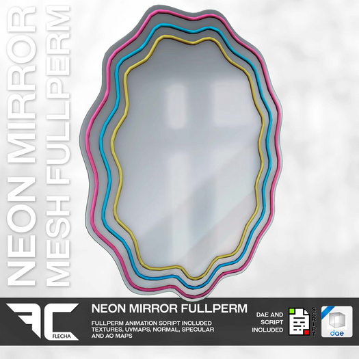 FLECHA Neon Mirror Fullperm