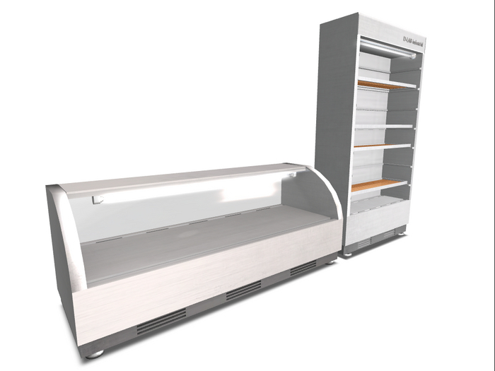 02 D-LAB cheese shop  02 Refrigerator set RARE