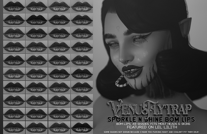 Venus Flytrap . Sporkle n Shine BOM LIPS . DEMO