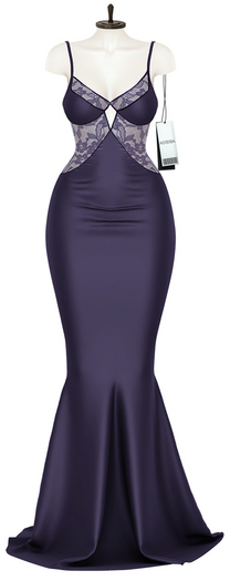 Second Life Marketplace - Asteria "Salma"[LaraX/GenX/Waifu/Rbrn/Kpra/Snra/Lgcy]Dress Navy