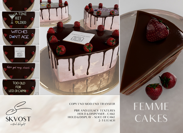 SKVOST - Femme Cakes - Fatpack