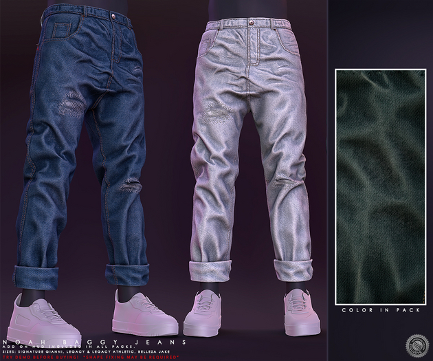 //Ascend// Noah Baggy Jeans - Hazel