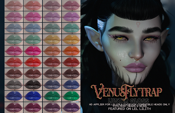 Venus Flytrap . Luster Gloss . FATPACK