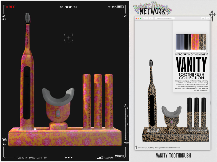 GMN. Vanity Toothbrush Kit - Summer